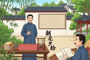 朝花夕拾简单又漂亮小报模板 鲁迅名著手抄报初一六年级学生专用