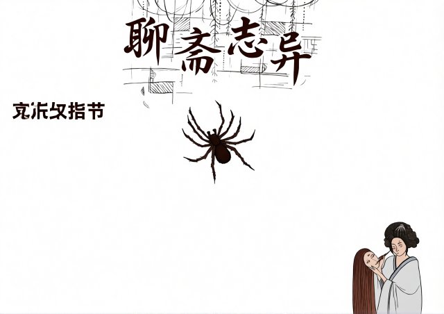 八年级《聊斋志异》暑假阅读笔记小报简单又漂亮，经典文言名著手抄报模板