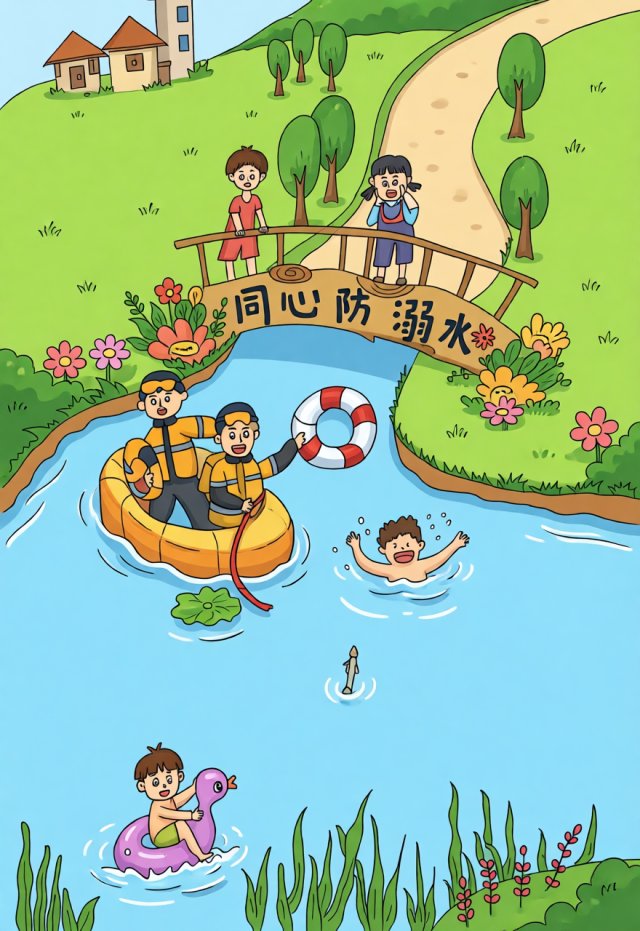 简单又漂亮的防溺水安全手抄报模板，五年级小学生必看！