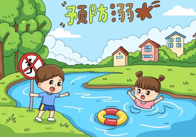 三年级防溺水小报简单又漂亮，夏季防溺水手抄报内容模板，中小学生必备安全教育手抄报