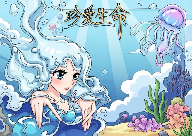 珍爱生命防溺水手抄报：简单又漂亮！八年级防溺水安全小报模板+内容