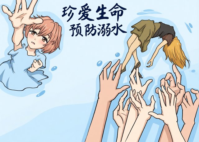 七年级防溺水安全手抄报简单又漂亮模板，珍爱生命预防溺水主题内容推荐