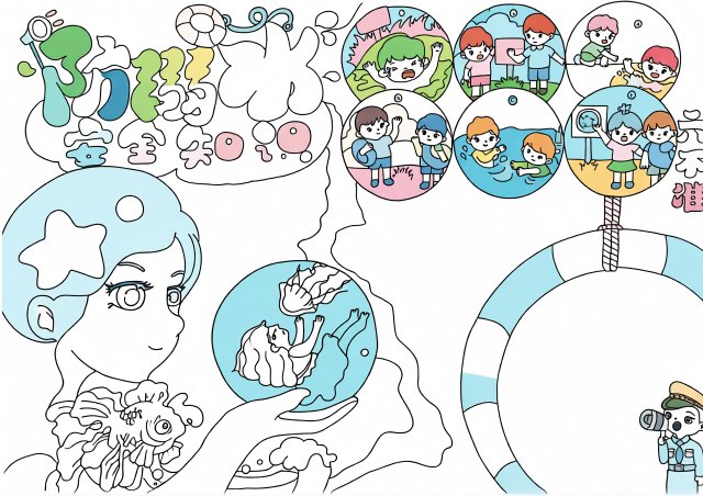防溺水安全知识简单又漂亮小报模板，防溺水手抄报简单又漂亮，防溺水安全知识简...