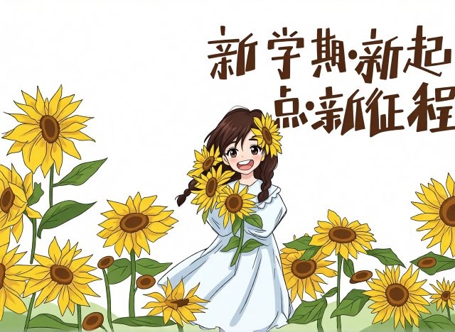新学期新起点手抄报简单又漂亮，开学季小报模板，开学第一课内容推荐