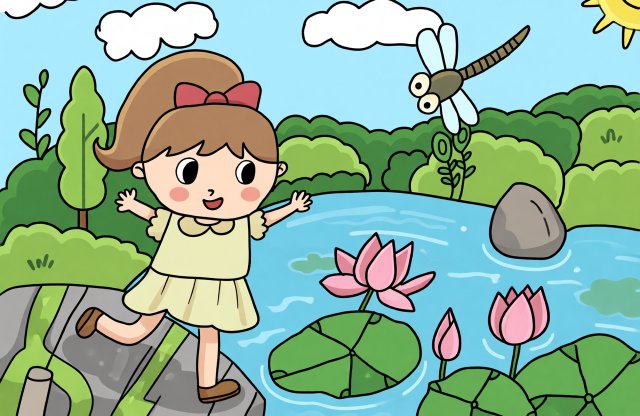 快乐暑假手抄报简单又漂亮！小学生暑假生活主题小报模板，好看又实用
