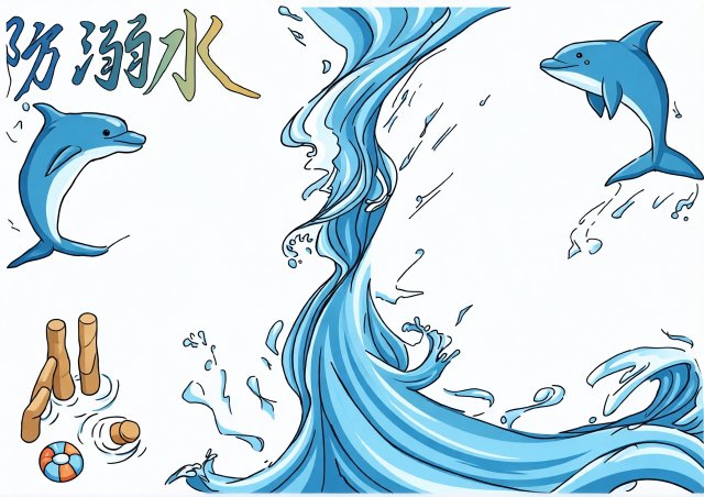防溺水小报简单又漂亮_2026年防溺水手抄报模板_预防溺水安全知识
