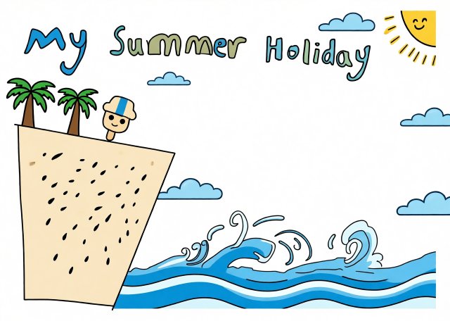 暑假英语小报简单又漂亮：My Summer Holiday...
