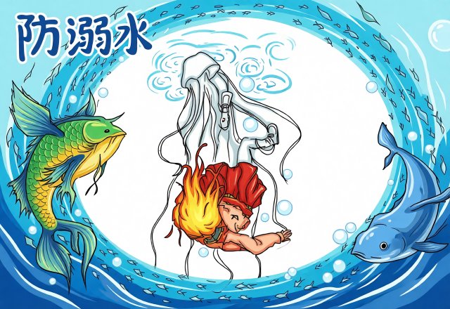 防溺水小报简单又漂亮！防溺水安全手抄报模板，珍爱生命预防溺水主题设计