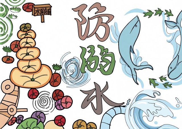七年级防溺水手抄报简单又漂亮，预防溺水安全知识一等奖模板