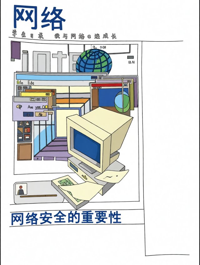 小学生网络安全手抄报简单又漂亮，暑假安全小报模板推荐