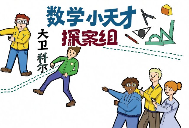 简单又漂亮的数学小天才手抄报模板，适合三年级暑假作业，数学小报简单又漂亮