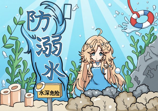 防溺水小报简单又漂亮！珍爱生命预防溺水手抄报模板，适合小学生制作