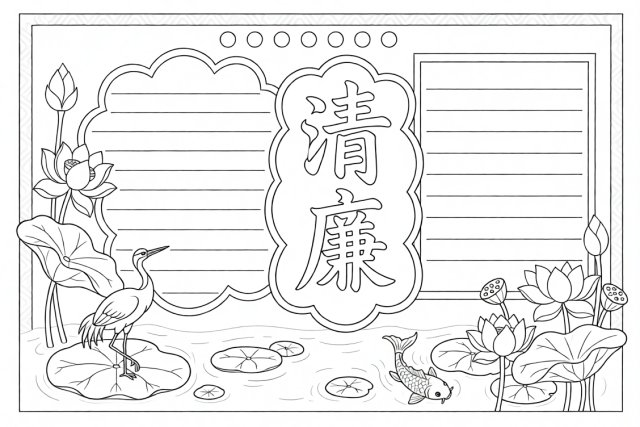 可打印线稿
