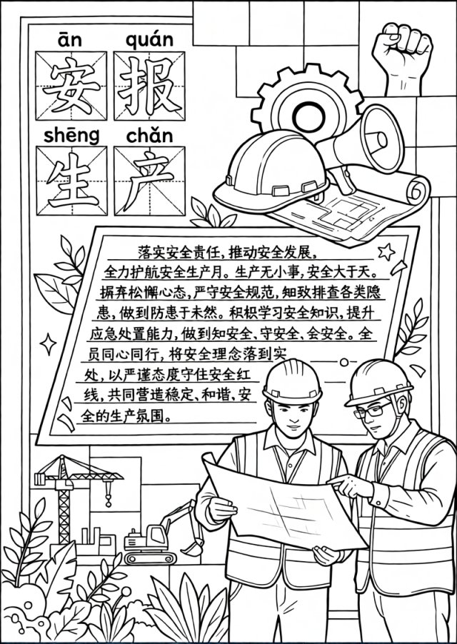 可打印线稿