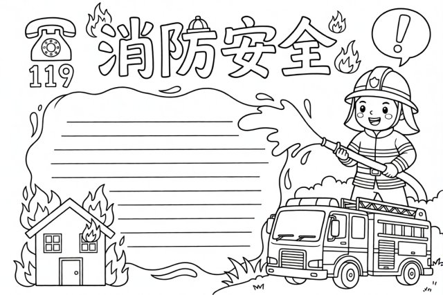 可打印线稿