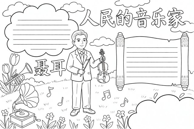 可打印线稿