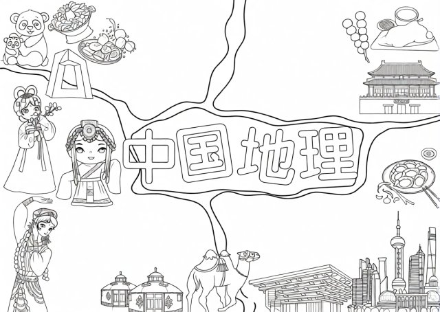 可打印线稿