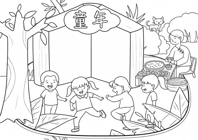 可打印线稿