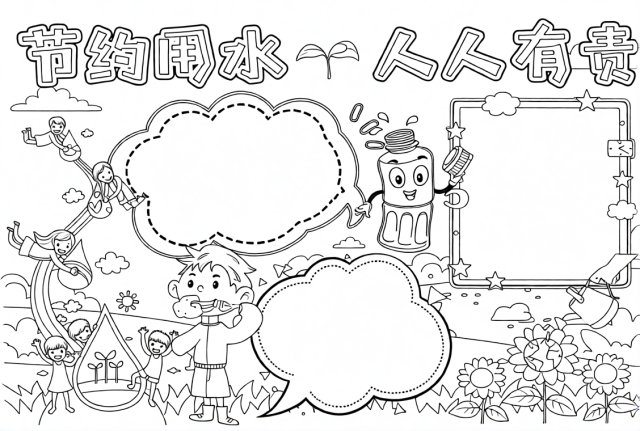 可打印线稿