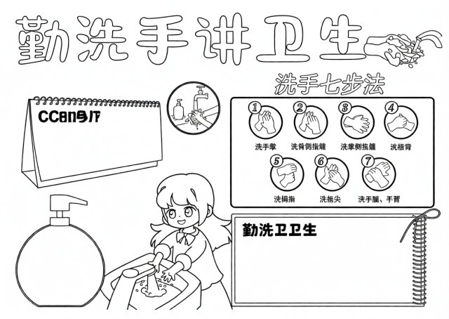 可打印线稿