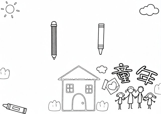 可打印线稿