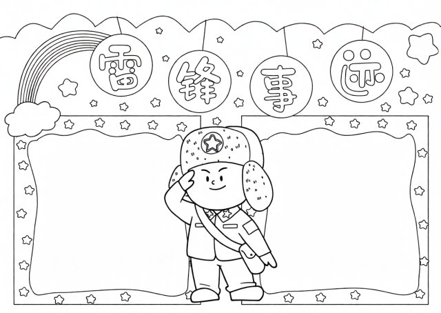 可打印线稿