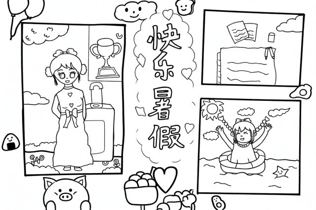 可打印线稿