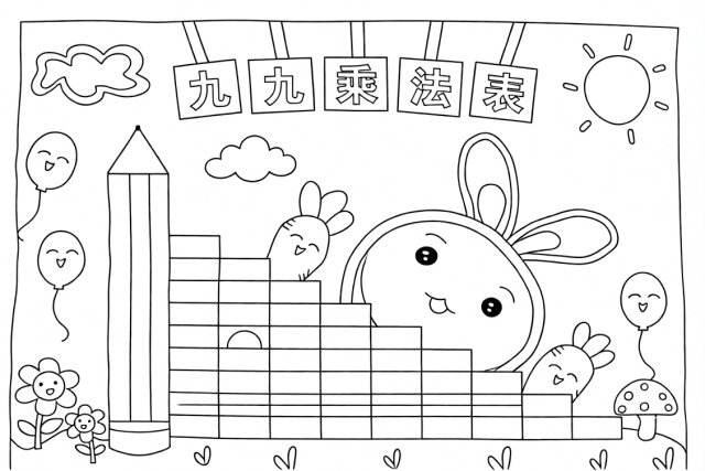 可打印线稿
