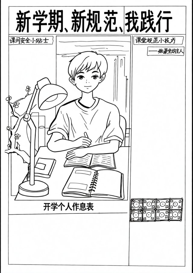 可打印线稿