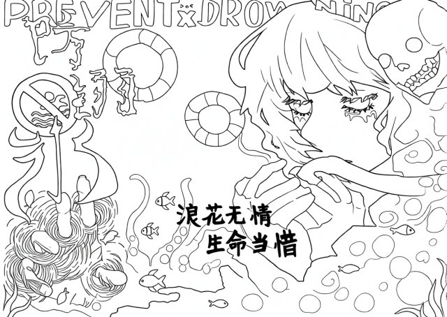 可打印线稿