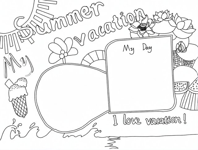可打印线稿