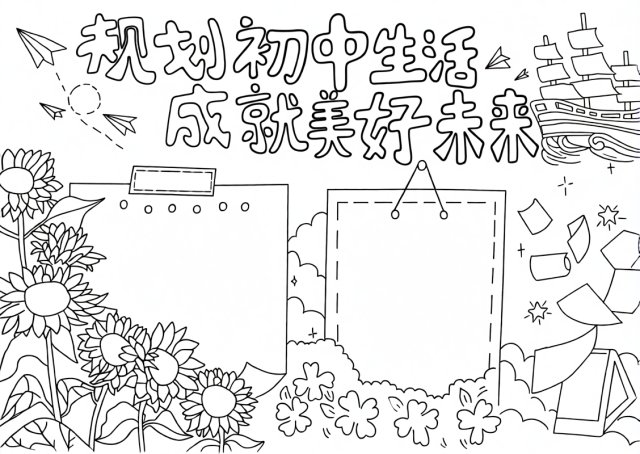 可打印线稿