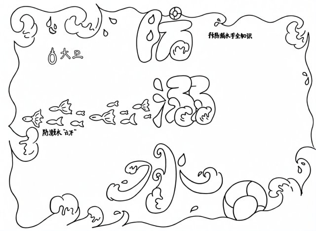 可打印线稿