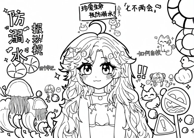 可打印线稿