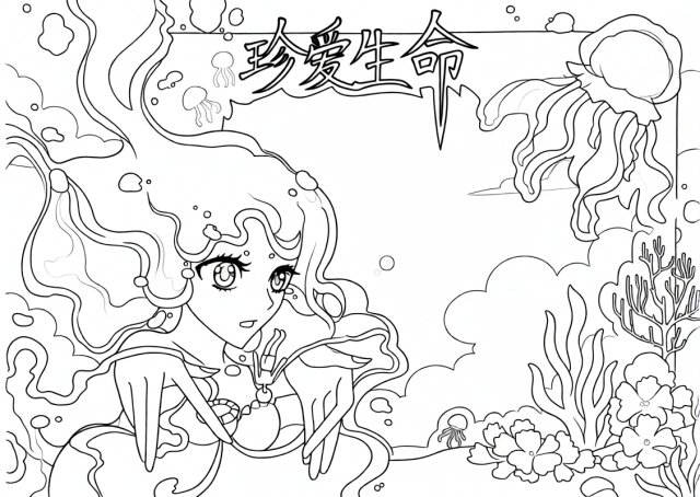 可打印线稿