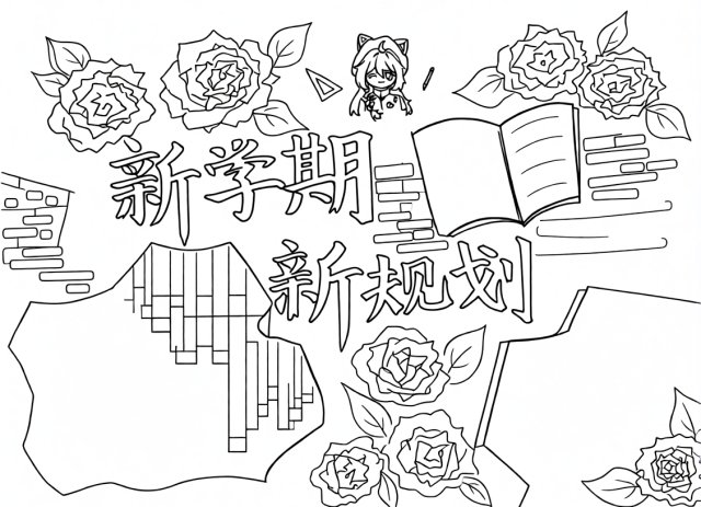 可打印线稿