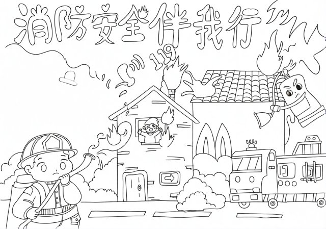 可打印线稿