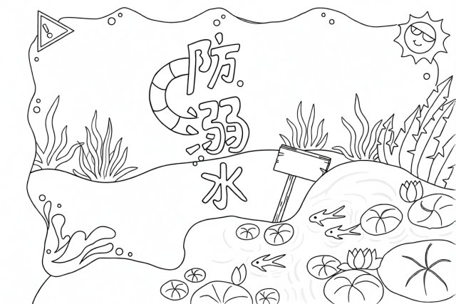 可打印线稿