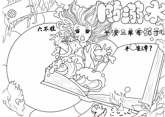 可打印线稿