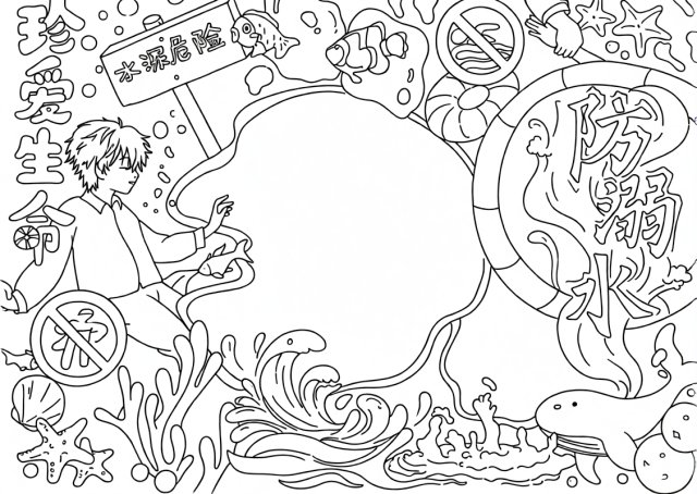 可打印线稿