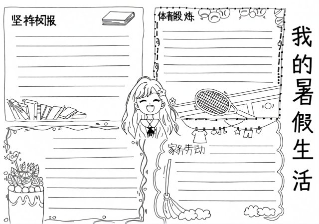 可打印线稿