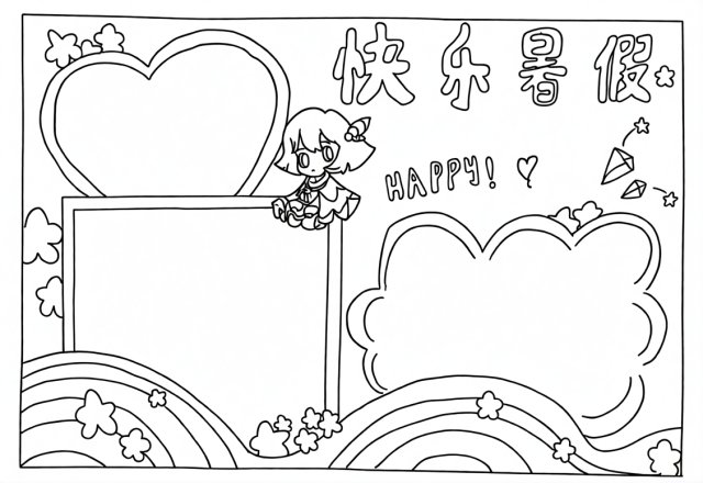 可打印线稿