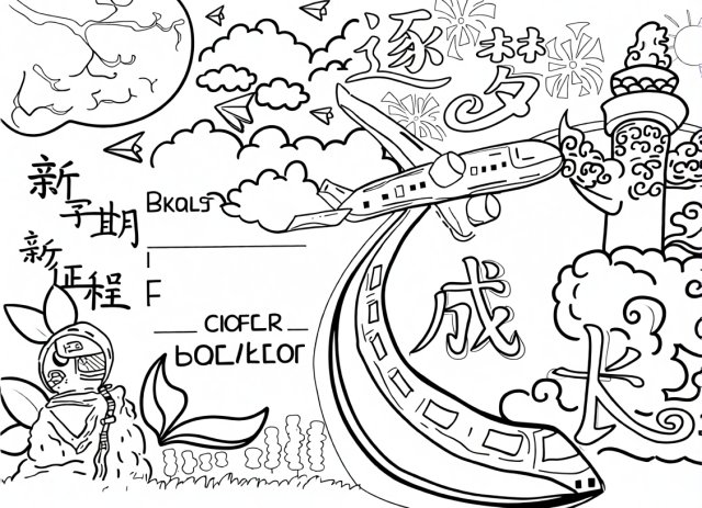 可打印线稿