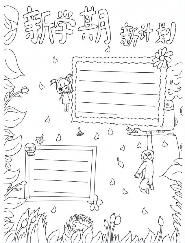 可打印线稿