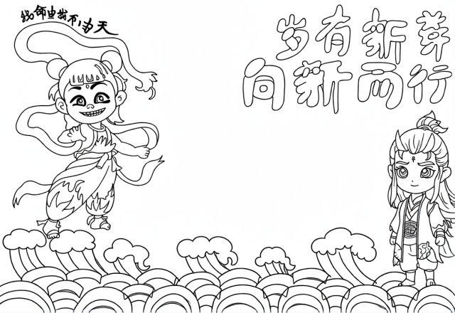 可打印线稿