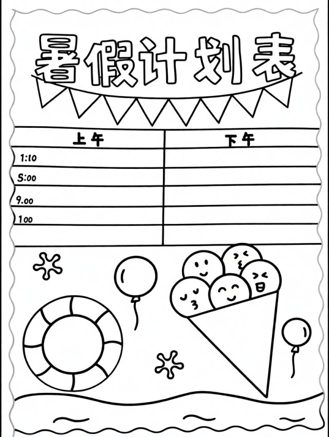 可打印线稿
