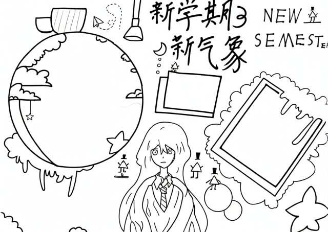 可打印线稿