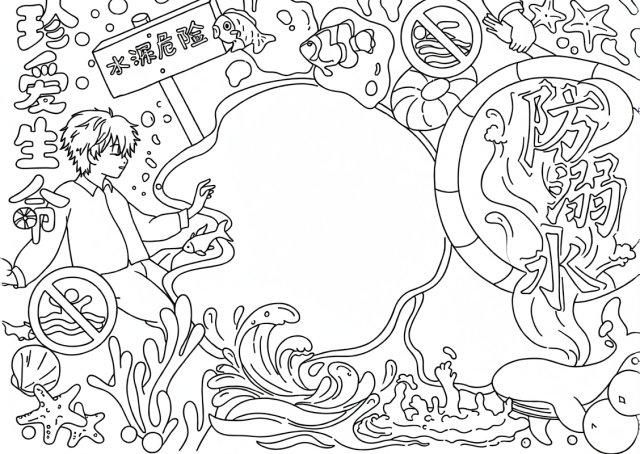 可打印线稿