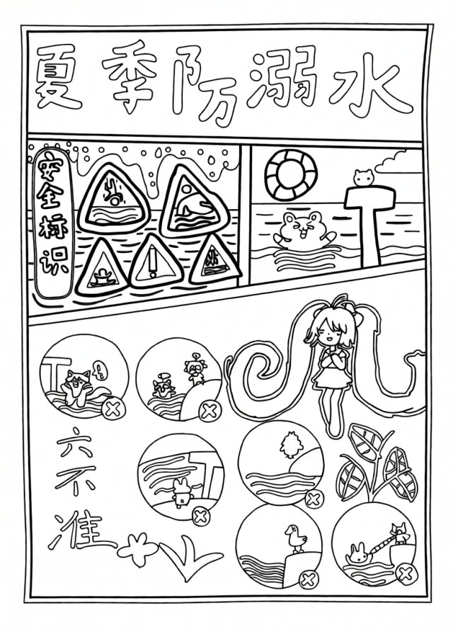可打印线稿