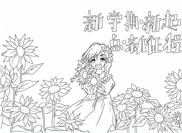 可打印线稿